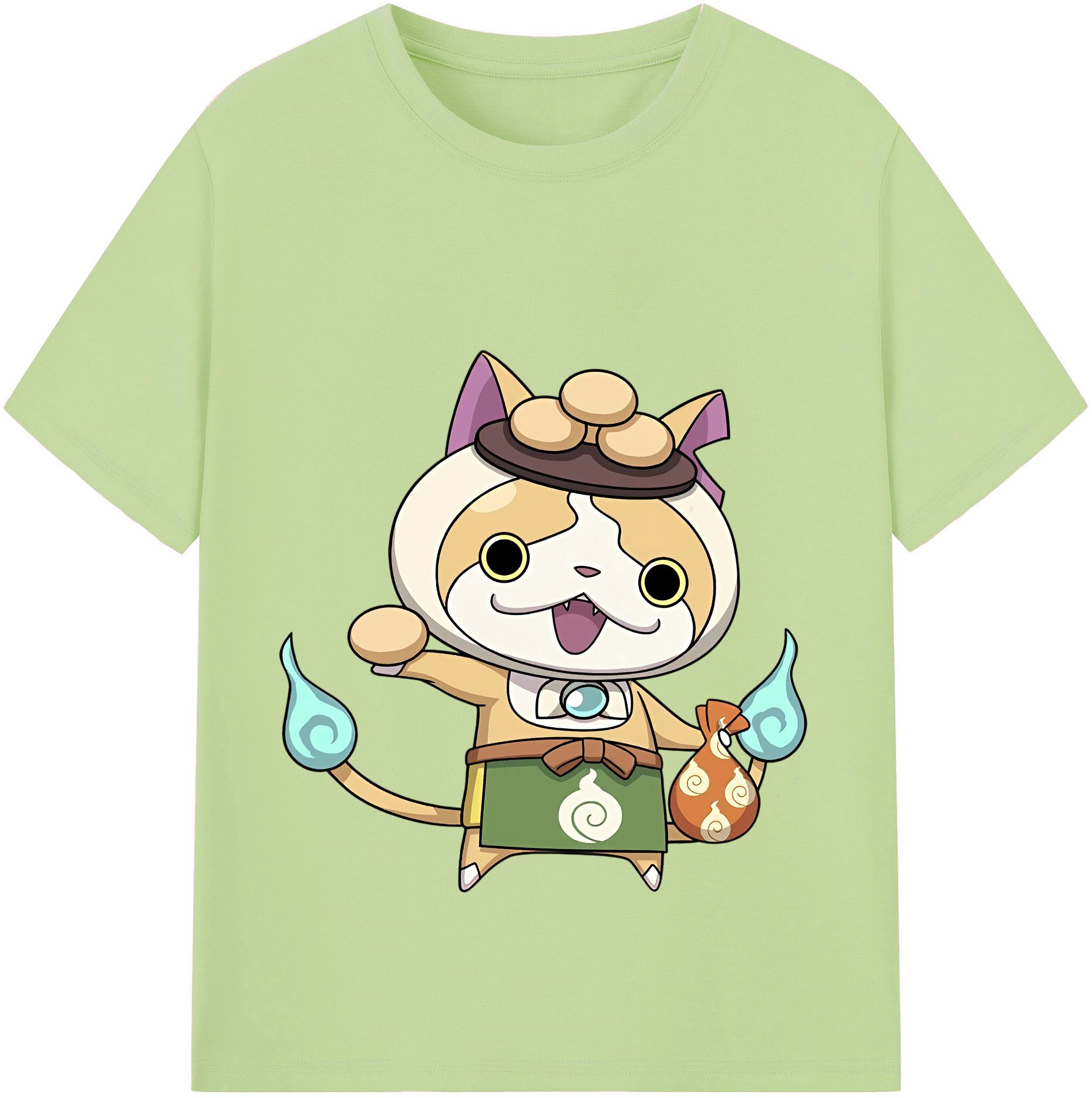 （画像用） 妖怪ウォッチ Yo-kai Watch 綿100％半袖Tシャツ（フロントプリント）